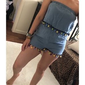 Blue Romper